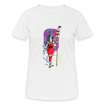 Nekhbet, Egyptian goddess - Women's Breathable T-Shirt - white - Front - AI Model Female 172 dark (172cm)