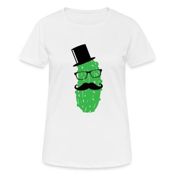 Mr. Gurke Gurken Truppe Sir Mister Dill with it 1c - Frauen T-Shirt atmungsaktiv - Weiß - Vorne - AI Model Female 172 dark (172cm)