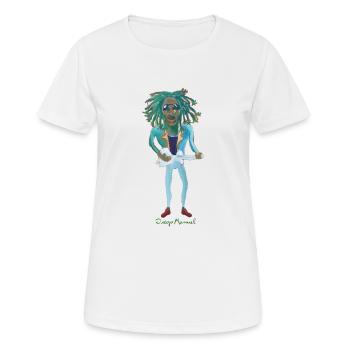 kid reaggae 2 - T-shirt respirant Femme - blanc - Devant - AI Model Female 172 dark (172cm)