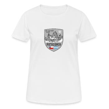 Blason Fitzroy Patagonia - T-shirt respirant Femme - blanc - Devant - AI Model Female 172 dark (172cm)