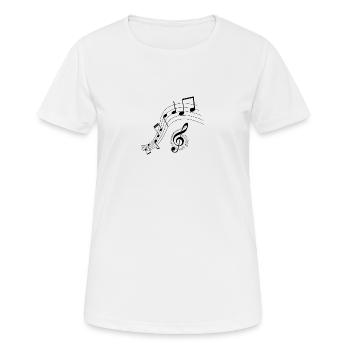 Partition - T-shirt respirant Femme - blanc - Devant - AI Model Female 172 dark (172cm)