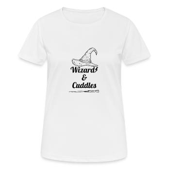 Wizard Cuddles - Women's Breathable T-Shirt - white - Front - AI Model Female 172 dark (172cm)
