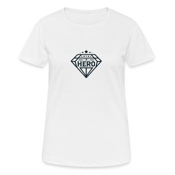 IT HERO - Women's Breathable T-Shirt - white - Front - AI Model Female 172 dark (172cm)