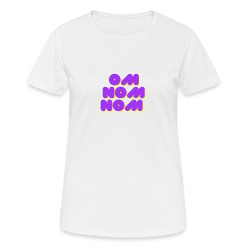 Om Name Name - Frauen T-Shirt atmungsaktiv - Weiß - Vorne - AI Model Female 172 dark (172cm)