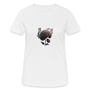 Mushroom - Women's Breathable T-Shirt - white - Front - AI Model Female 172 dark (172cm)