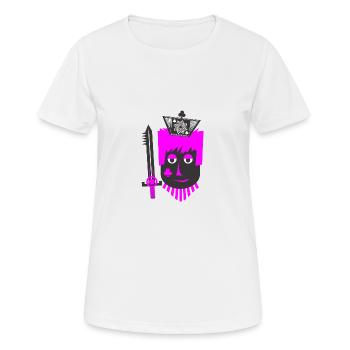 Reine rose - T-shirt respirant Femme - blanc - Devant - AI Model Female 172 dark (172cm)