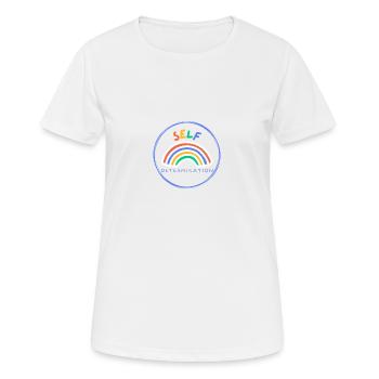 self-determination - Women's Breathable T-Shirt - white - Front - AI Model Female 172 dark (172cm)