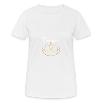 Namaste - Women's Breathable T-Shirt - white - Front - AI Model Female 172 dark (172cm)