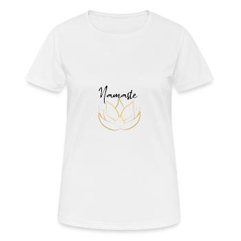 Namaste - Women's Breathable T-Shirt - white - Front - AI Model Female 172 dark (172cm)