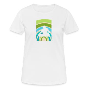 DJ House Djing - Frauen T-Shirt atmungsaktiv - Weiß - Vorne - AI Model Female 172 dark (172cm)