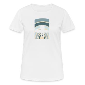 Autoverkaeufer Fahrzeug - Frauen T-Shirt atmungsaktiv - Weiß - Vorne - AI Model Female 172 dark (172cm)