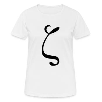 Zeta - T-shirt respirant Femme - blanc - Devant - AI Model Female 172 dark (172cm)