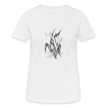 Calla - T-shirt respirant Femme - blanc - Devant - AI Model Female 172 dark (172cm)