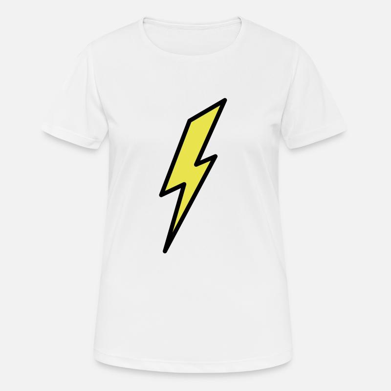 lightning - Women's Breathable T-Shirt - white