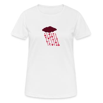 Sturm der Liebe - Frauen T-Shirt atmungsaktiv - Weiß - Vorne - AI Model Female 172 dark (172cm)