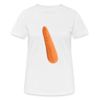 Carottes de carottes - T-shirt respirant Femme - blanc - Devant - AI Model Female 172 dark (172cm)