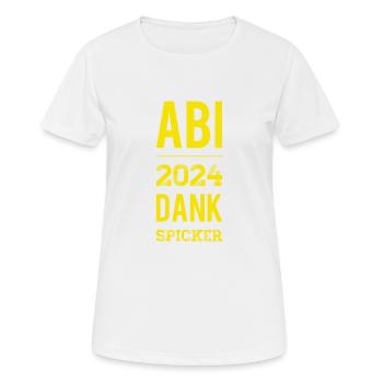 Funny High School Graduation Sayings - Women's Breathable T-Shirt - white - Front - AI Model Female 172 dark (172cm)