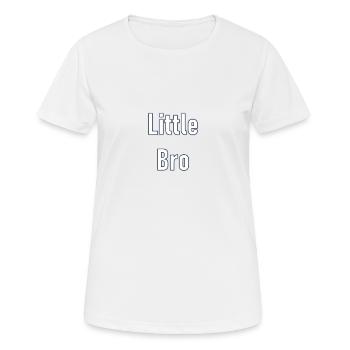 Little Bro - Women's Breathable T-Shirt - white - Front - AI Model Female 172 dark (172cm)