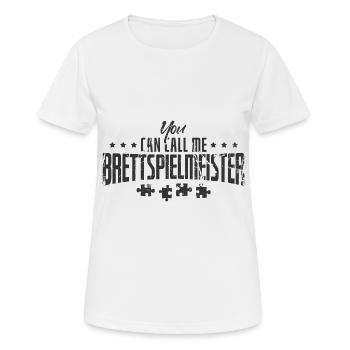 Brettspiele Brettspiel Spieleabend - Frauen T-Shirt atmungsaktiv - Weiß - Vorne - AI Model Female 172 dark (172cm)