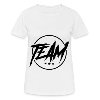 cercle d'équipe - T-shirt respirant Femme - blanc - Devant - AI Model Female 172 dark (172cm)