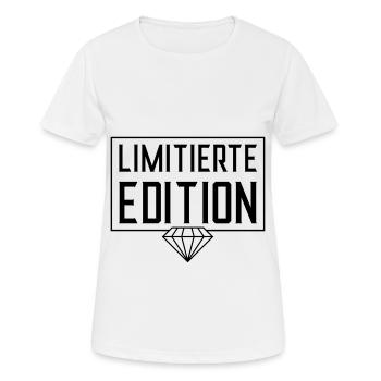limited edition - Women's Breathable T-Shirt - white - Front - AI Model Female 172 dark (172cm)