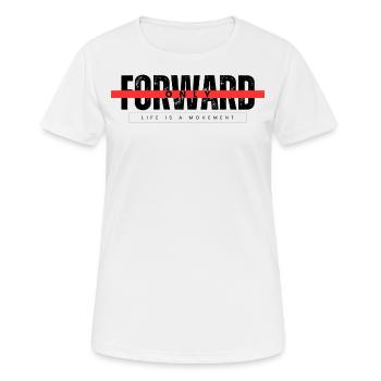 ONLY FORWARD - Women's Breathable T-Shirt - white - Front - AI Model Female 172 dark (172cm)