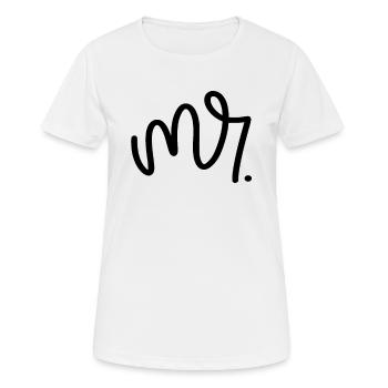 Heiraten Heirat Hochzeit Freund Freundin Ehe Liebe - Frauen T-Shirt atmungsaktiv - Weiß - Vorne - AI Model Female 172 dark (172cm)