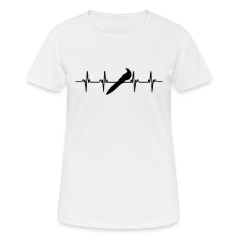Maler Malerin Zeichnen Zeichner Zeichnerin Farbe - Frauen T-Shirt atmungsaktiv - Weiß - Vorne - AI Model Female 172 dark (172cm)