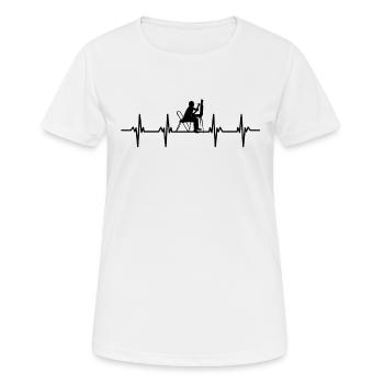Peintre Peintre Dessin Dessin Dessinatrice Dessinatrice Couleur - T-shirt respirant Femme - blanc - Devant - AI Model Female 172 dark (172cm)