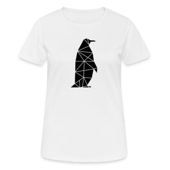 Pingouin Pôle Sud Antarctique Manchot Empereur Manchot Papou - T-shirt respirant Femme - blanc - Devant - AI Model Female 172 dark (172cm)