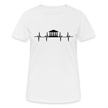 Politiker Politikerin Gesellschaft Macht Politik - Frauen T-Shirt atmungsaktiv - Weiß - Vorne - AI Model Female 172 dark (172cm)