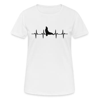 Seal Seal Seals Swimming Eared Seal Seal - Women's Breathable T-Shirt - white - Front - AI Model Female 172 dark (172cm)