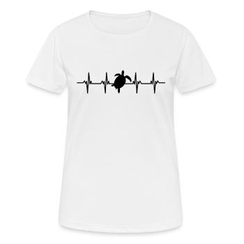 Turtles Turtle Shell Lizard Reptiles Reptiles - Women's Breathable T-Shirt - white - Front - AI Model Female 172 dark (172cm)