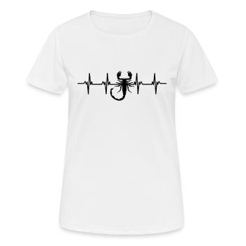 Skorpione Skorpionstachel Stachel Wüste Skorpion - Frauen T-Shirt atmungsaktiv - Weiß - Vorne - AI Model Female 172 dark (172cm)