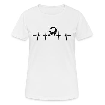 Skorpione Skorpionstachel Stachel Wüste Skorpion - Frauen T-Shirt atmungsaktiv - Weiß - Vorne - AI Model Female 172 dark (172cm)