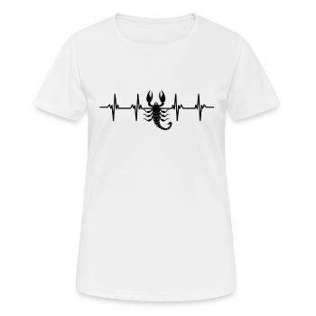 Skorpione Skorpionstachel Stachel Wüste Skorpion - Frauen T-Shirt atmungsaktiv - Weiß - Vorne - AI Model Female 172 dark (172cm)