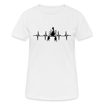 Skorpione Skorpionstachel Stachel Wüste Skorpion - Frauen T-Shirt atmungsaktiv - Weiß - Vorne - AI Model Female 172 dark (172cm)