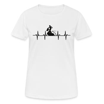 Spain Spanish Ibiza Mallorca Menorca Madrid - Women's Breathable T-Shirt - white - Front - AI Model Female 172 dark (172cm)