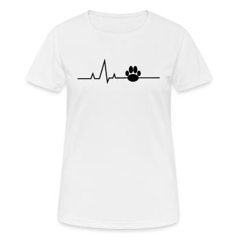 tier tierschutz tierwohl artenschutz umweltschutz - Frauen T-Shirt atmungsaktiv - Weiß - Vorne - AI Model Female 172 dark (172cm)