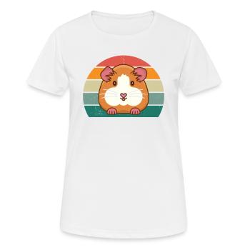 Guinea pig guinea pig mom guinea pig - Women's Breathable T-Shirt - white - Front - AI Model Female 172 dark (172cm)