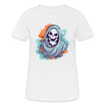 Halloween Skeleton King Sweet Sour Disguise - Women's Breathable T-Shirt - white - Front - AI Model Female 172 dark (172cm)