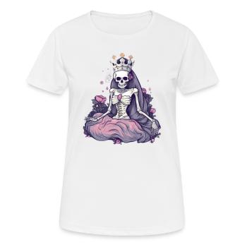 Halloween Skeleton Kings Sweet Sour Disguise - Women's Breathable T-Shirt - white - Front - AI Model Female 172 dark (172cm)