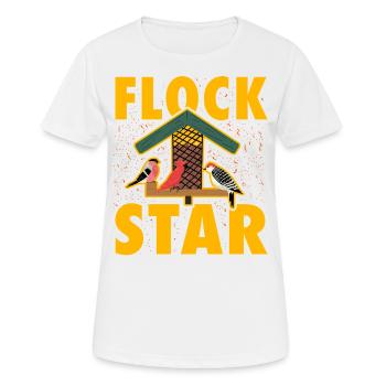 Étoile du troupeau - T-shirt respirant Femme - blanc - Devant - AI Model Female 172 dark (172cm)