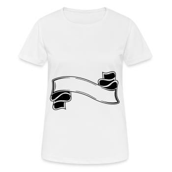 Banderole Symbole Ornament - T-shirt respirant Femme - blanc - Devant - AI Model Female 172 dark (172cm)