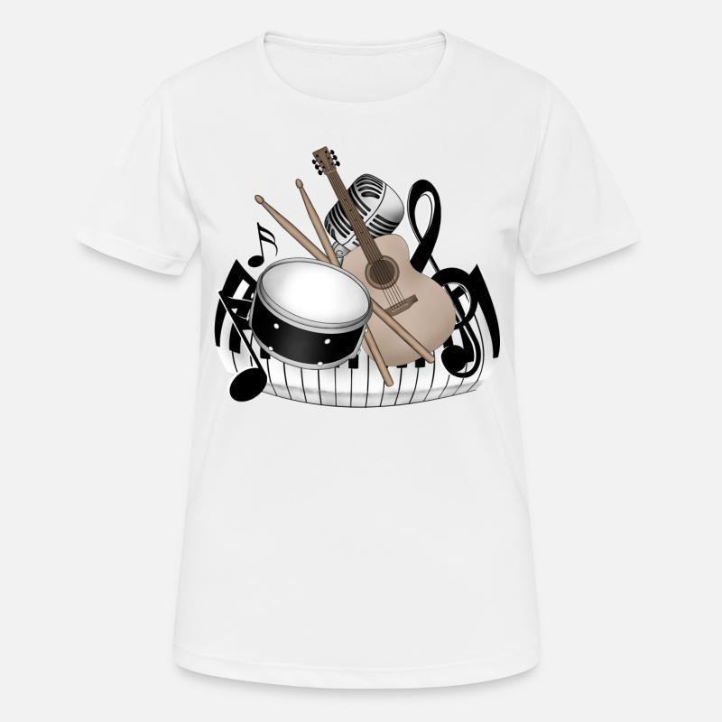 Instruments - Women's Breathable T-Shirt - white