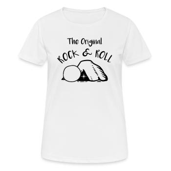 Citation chrétienne de résurrection de Jésus de Pâques / - T-shirt respirant Femme - blanc - Devant - AI Model Female 172 dark (172cm)