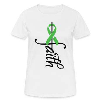 Sensitization of Bänderkidney disease - Women's Breathable T-Shirt - white - Front - AI Model Female 172 dark (172cm)