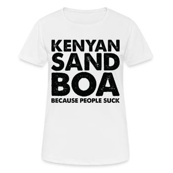 People sucking The Kenyan sand snake - Women's Breathable T-Shirt - white - Front - AI Model Female 172 dark (172cm)