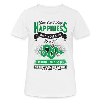 Sie Können Eine Glatte Grüne Schlange Kaufen - Frauen T-Shirt atmungsaktiv - Weiß - Vorne - AI Model Female 172 dark (172cm)
