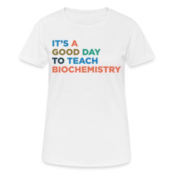 Enseignants en biochimie - T-shirt respirant Femme - blanc - Devant - AI Model Female 172 dark (172cm)
